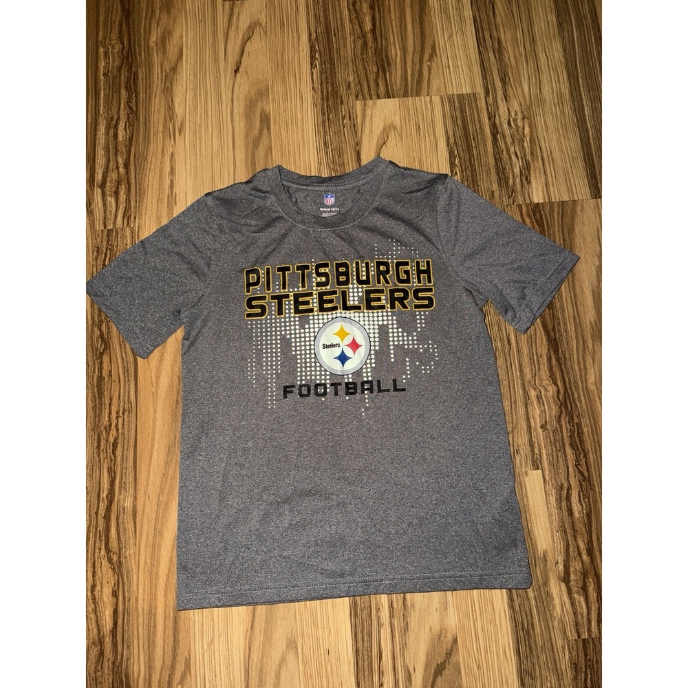 Pittsburgh Steelers NFL Tee Dri-fit Youth Tee Sz M Medium 10/12